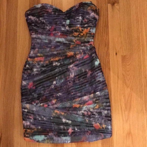 BCBG strapless bandage tube dress - Picture 2 of 7